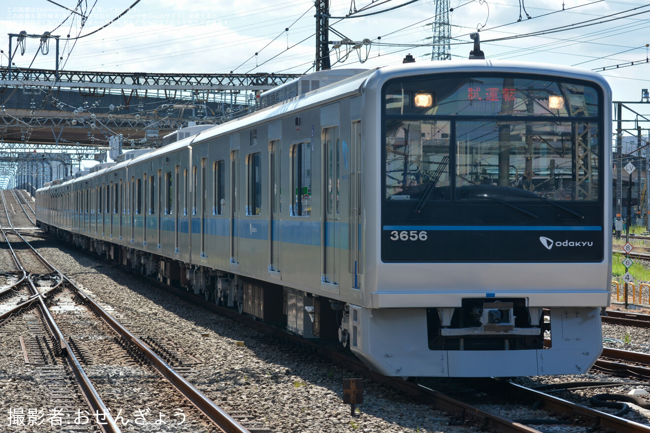 【小田急】3000形3656F(3656×8)全般検査明け試運転の拡大写真