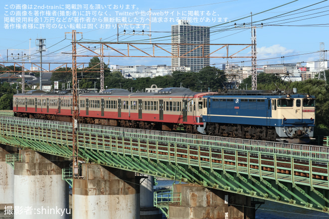 【西武】新101系1247Fが甲種輸送を立川～日野間で撮影した写真