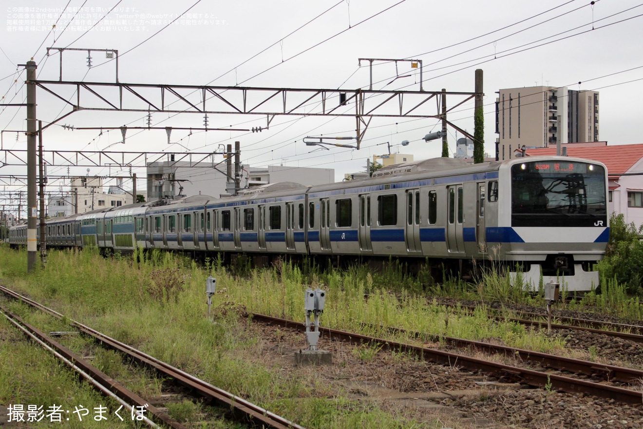 【JR東】E531系K414編成郡山総合車両センター入場の拡大写真