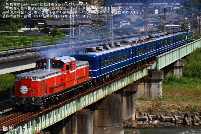 【JR東】快速「DL/ELぐんま10fin」を運行を群馬八幡～安中間で撮影した写真