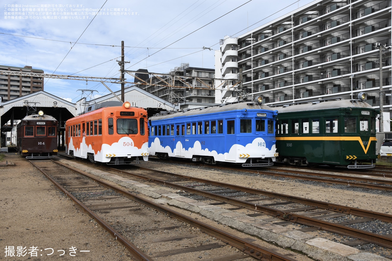 【阪堺】「モ161形車＆雲形塗装車撮影会ツアー」が催行の拡大写真