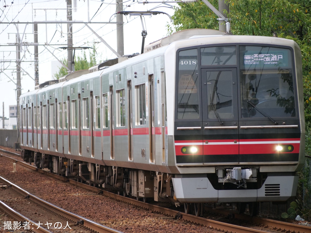 【名鉄】「将棋とれいん第二局」運転中の拡大写真