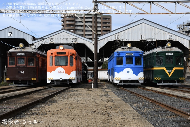 【阪堺】「モ161形車＆雲形塗装車撮影会ツアー」が催行