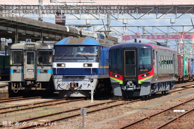 【JR四】2700系2709号車が検査を終えて多度津工場出場試運転