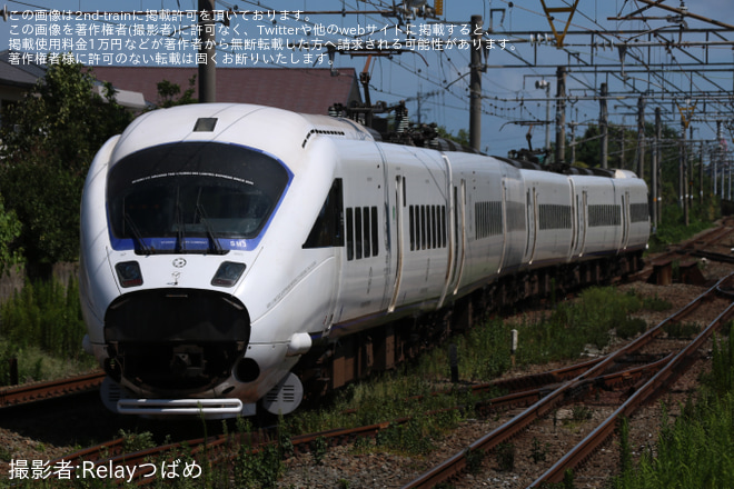 【JR九】885系SM-3編成小倉総合車両センター入場を不明で撮影した写真