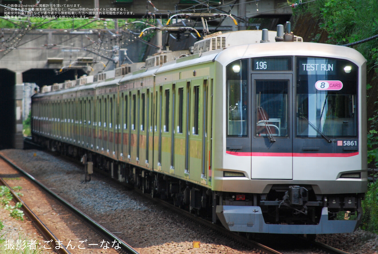 【東急】5050系5161F長津田車両工場出場試運転の拡大写真