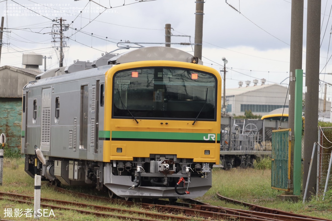 【JR東】GV-197形TS04編成が秋田総合車両センターへ回送の拡大写真