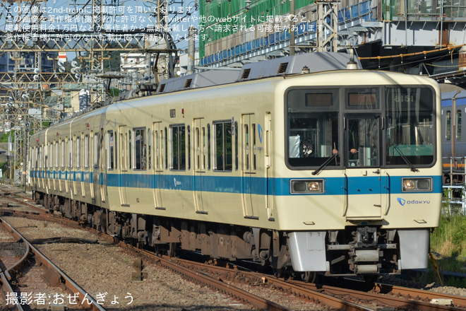 【小田急】8000形8051F(8051×4)試運転を海老名駅で撮影した写真