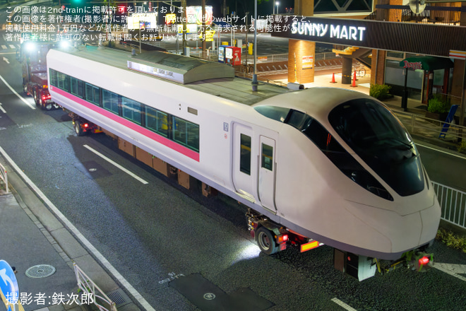 【JR東】E657系カツK11編成の先頭車(クハE657-11)が陸送を横浜市内で撮影した写真