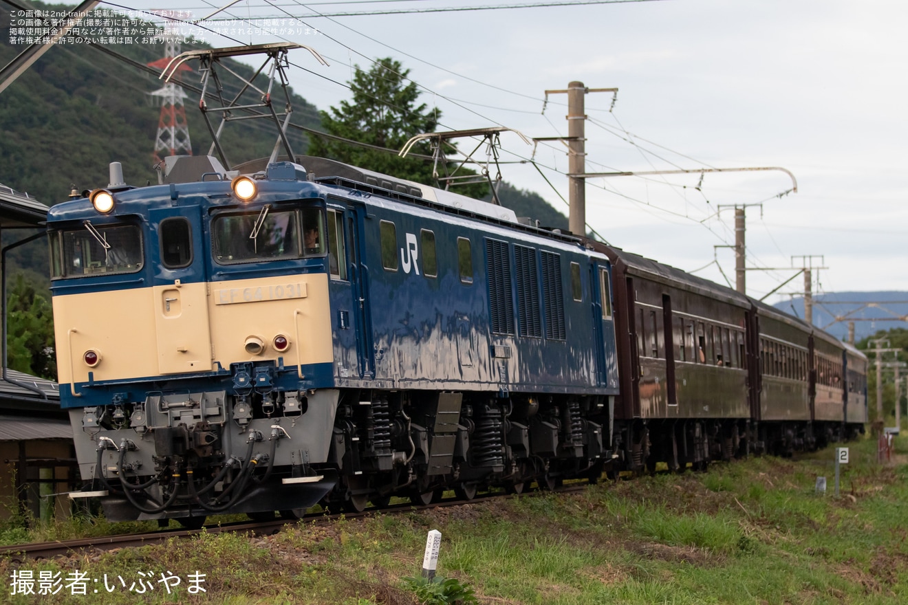 【JR東】EF64+旧型客車使用「夕暮れの中央本線・辰野支線旧型客車で行く日帰り旅」ツアーが催行の拡大写真