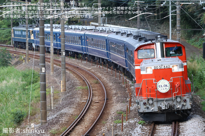 【JR東】DLぐんま7fin、ELぐんま7fin運転を敷島～渋川間で撮影した写真