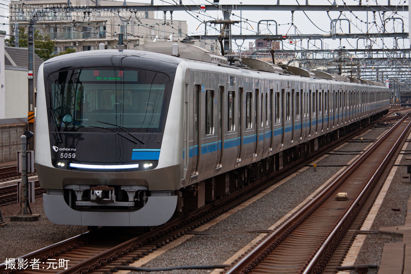 【小田急】5000形5059×10(5059F)出場試運転の拡大写真