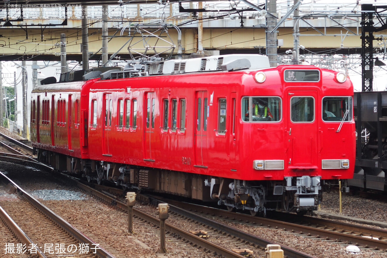 【名鉄】6000系6040F舞木検査場出場試運転の拡大写真