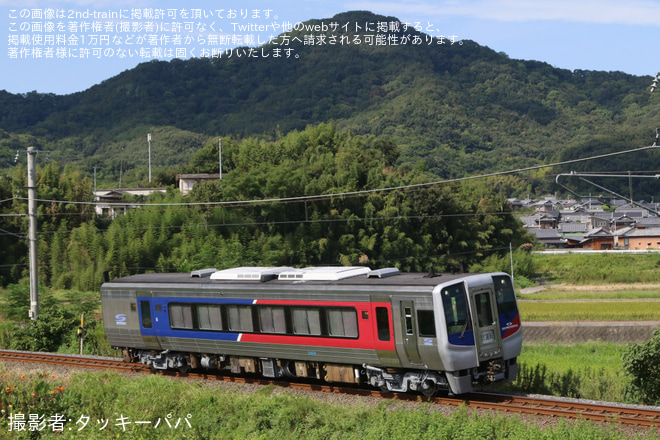 【JR四】2000系2428号車が検査を終えて多度津工場出場