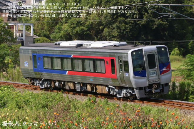 【JR四】2000系2428号車が検査を終えて多度津工場出場