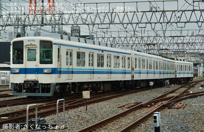 【東武】8000系81109F南栗橋工場入場回送を不明で撮影した写真