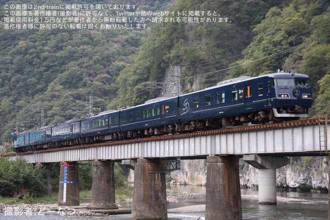 【JR西】敦賀→新見間「WEST EXPRESS 銀河」乗車ツアーが催行を不明で撮影した写真