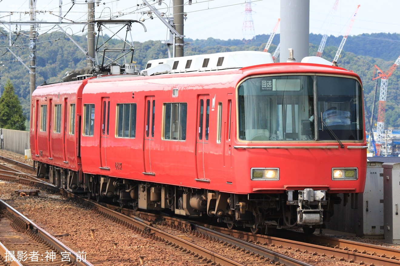 【名鉄】6800系6837F舞木検査場出場試運転 の拡大写真