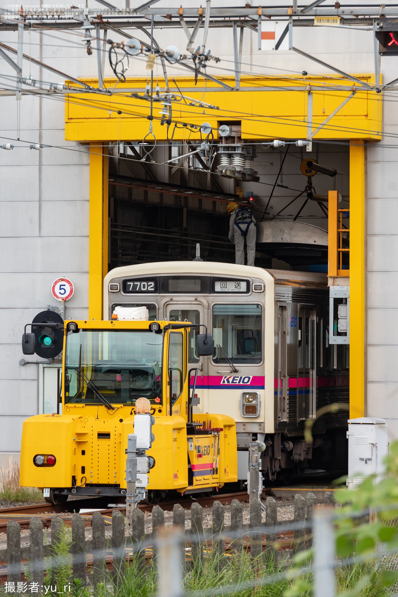 【京王】7000系7702F廃車準備開始の拡大写真