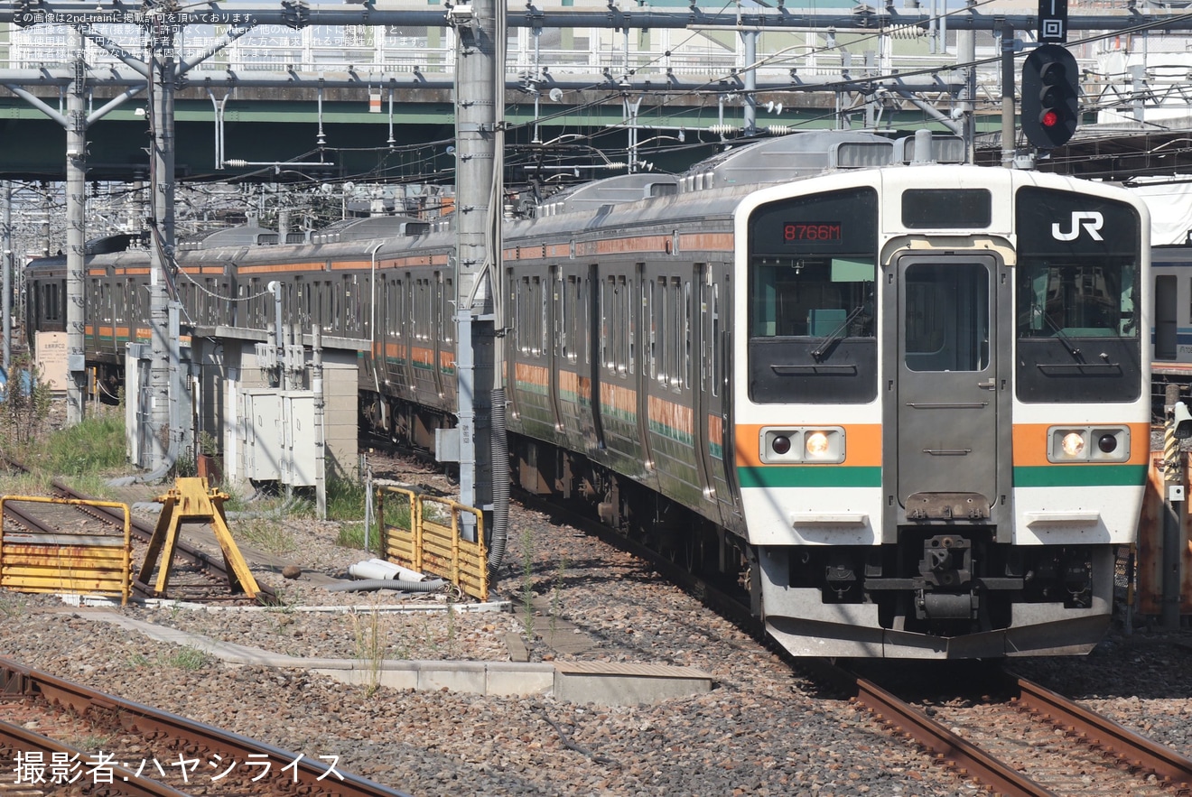 【JR東】211系C17編成大宮総合車両センター入場回送の拡大写真