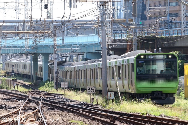 【JR東】E235系トウ35編成東京総合車両センター入場を不明で撮影した写真