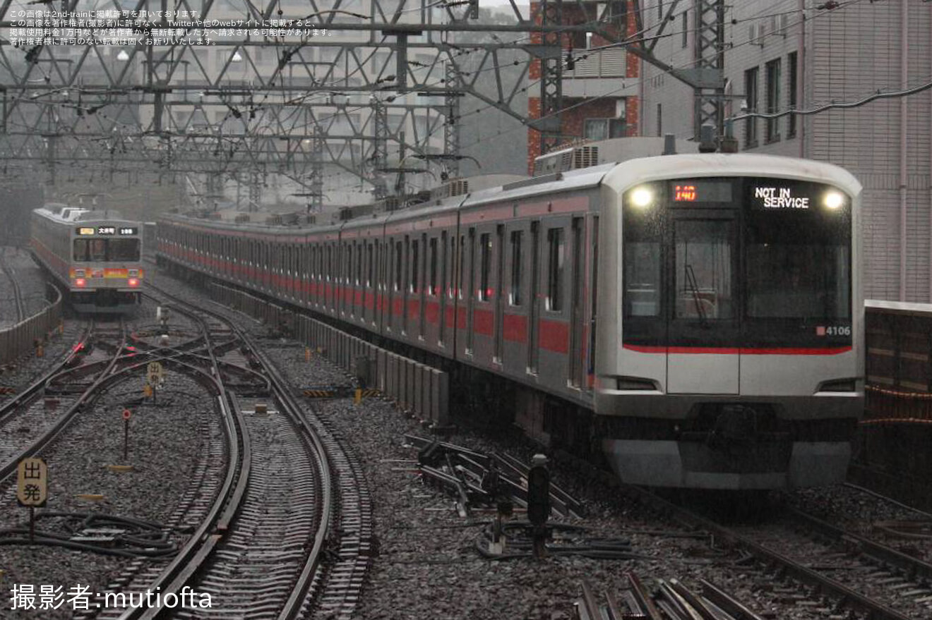 【東急】5050系4106F長津田車両工場出場試運転の拡大写真