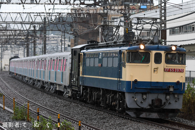 【都営】12-600系12-901F甲種輸送を大船駅で撮影した写真