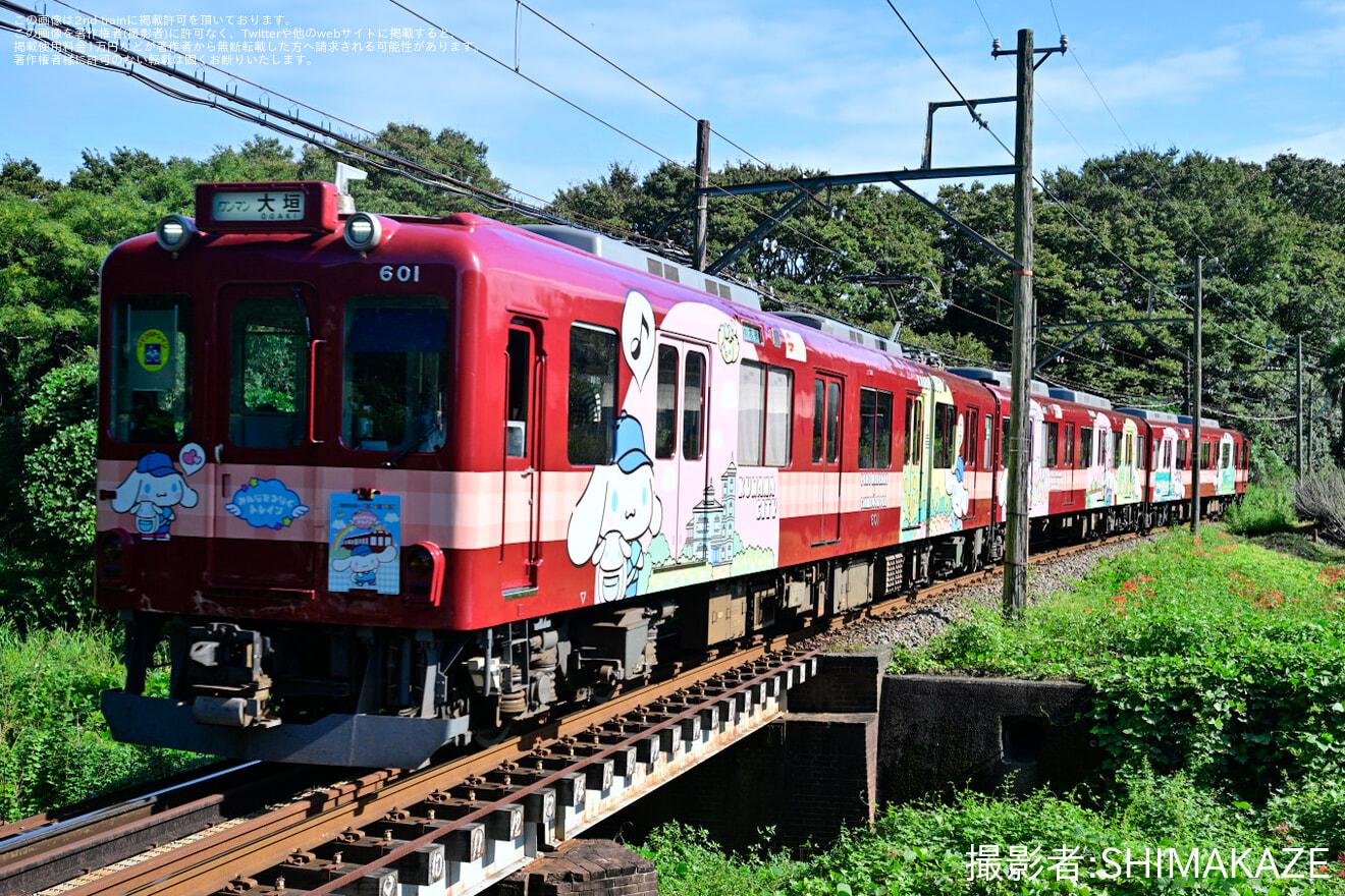 【養老】養老鉄道 × Cinnamoroll「みんなをつなぐトレイン」ラッピング開始の拡大写真