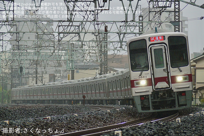 【東武】30000系31611F+31411F 南栗橋工場出場試運転を不明で撮影した写真