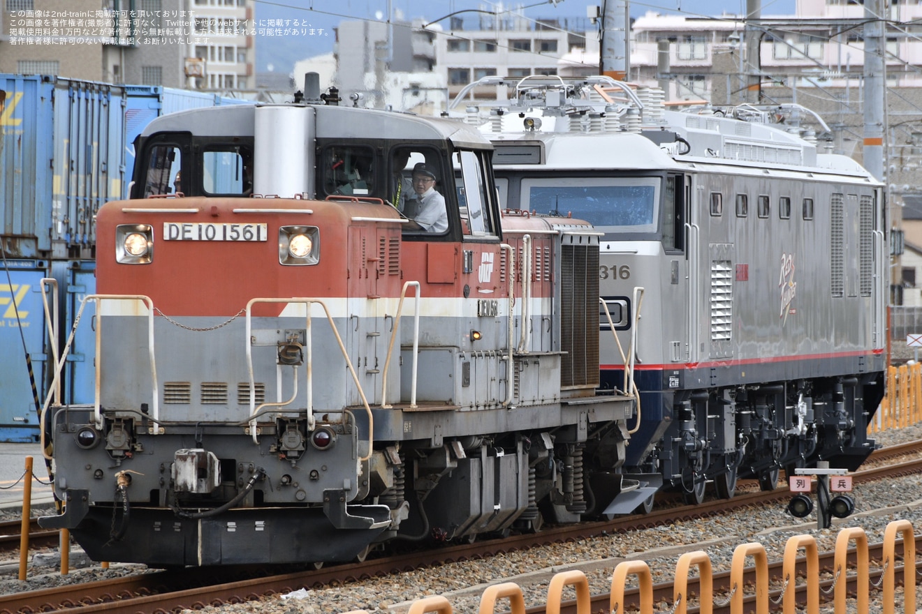 【JR貨】EF510-316 甲種輸送の拡大写真