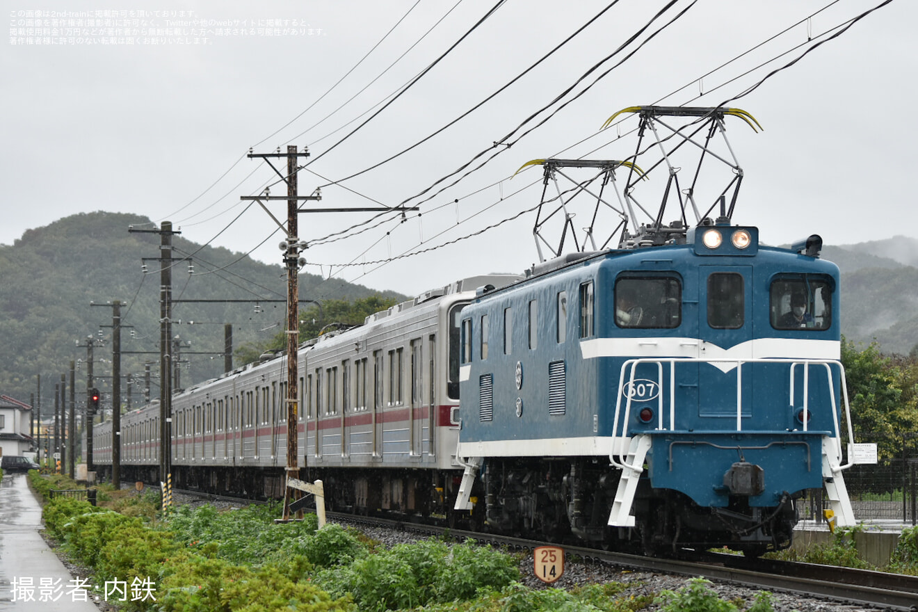 【東武】10030型11643F+11439F南栗橋工場入場回送の拡大写真