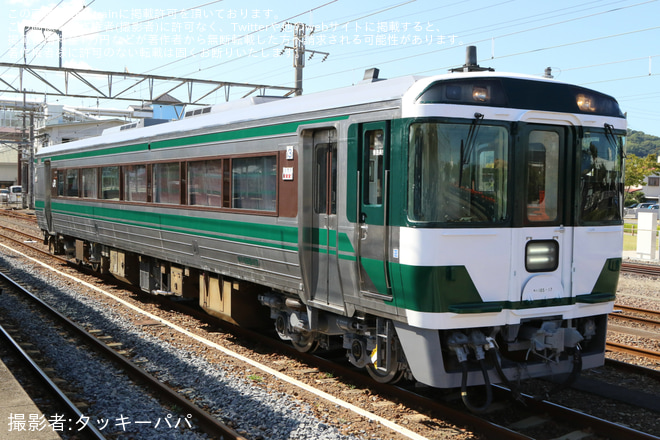 【JR四】キハ185系キハ185-17が検査を終えて多度津工場出場