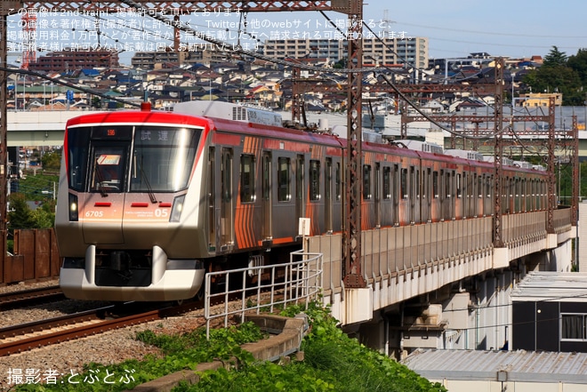 【東急】6000系6105F長津田車両工場出場試運転