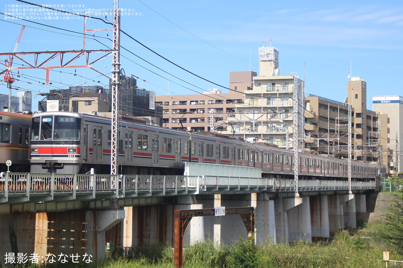 【東急】3000系が東横線菊名まで試運転の拡大写真