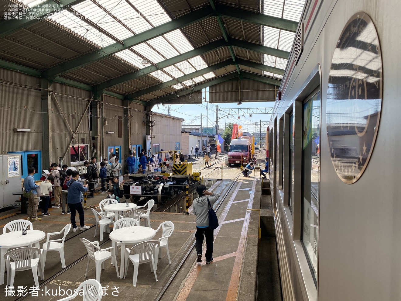 【福島交通】「第9回 飯坂線桜水車両基地一般公開イベント」開催の拡大写真