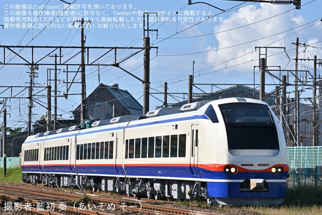 【JR東】E653系H-203編成秋田総合車両センター構内試運転