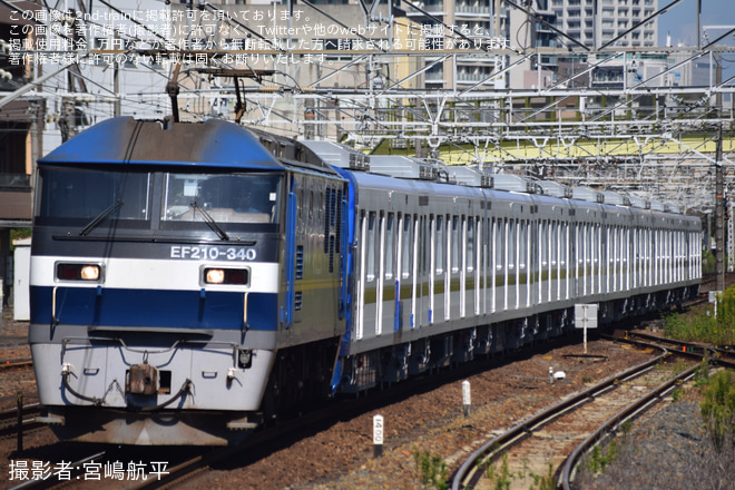 【メトロ】18000系18112F出場甲種輸送を熱田駅で撮影した写真