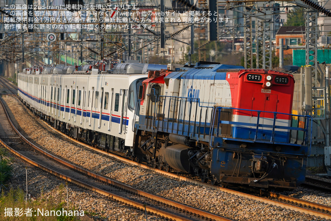 【Seoul Metro】4050形4065Fが新製に伴う輸送