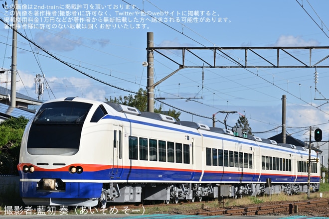 【JR東】E653系H-203編成秋田総合車両センター構内試運転