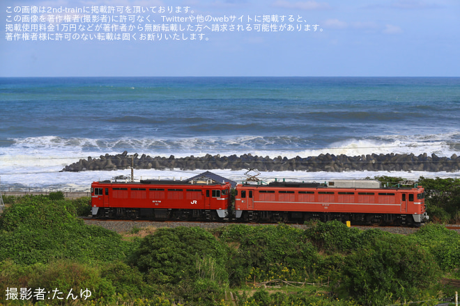 【JR東】ED75-759が水戸までEF81-81牽引で配給輸送