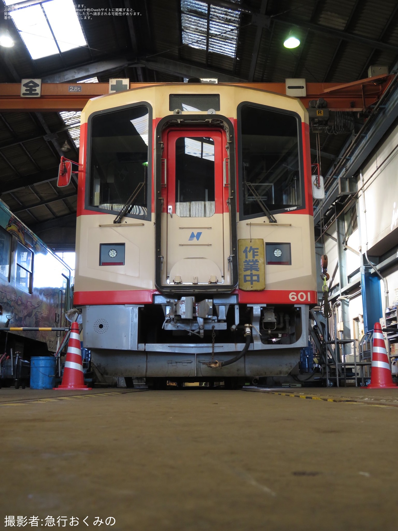 【長良川】越美南線全線開通90周年記念感謝祭にて車庫見学開催の拡大写真