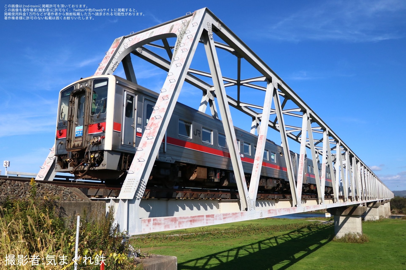 【JR北】北大鉄研54周年記念列車「ぬさまい号」が運転の拡大写真