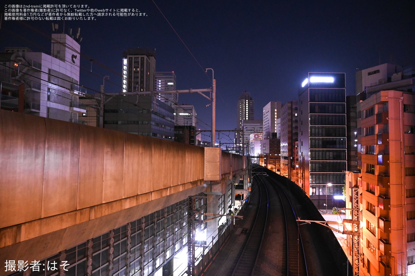 【JR東】上野東京ライン☆ナイト線路ウォークの拡大写真