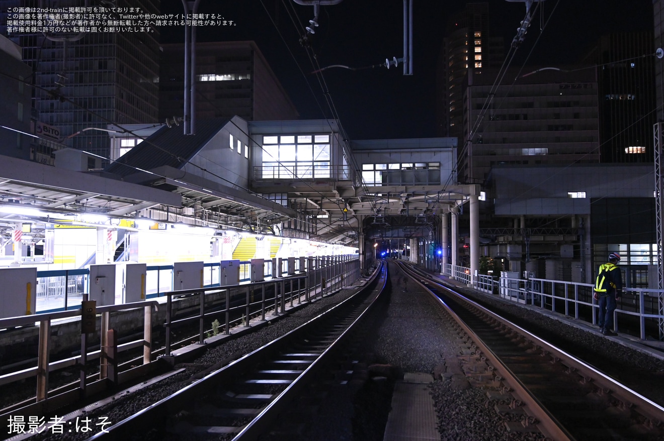 【JR東】上野東京ライン☆ナイト線路ウォークの拡大写真