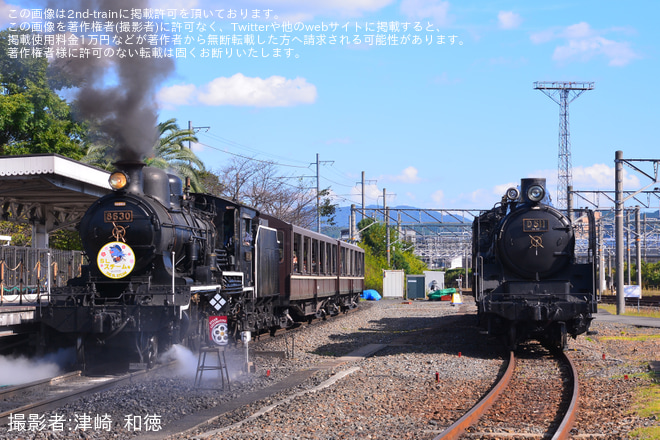 【JR西】D51-1とD50-140が重連で展示