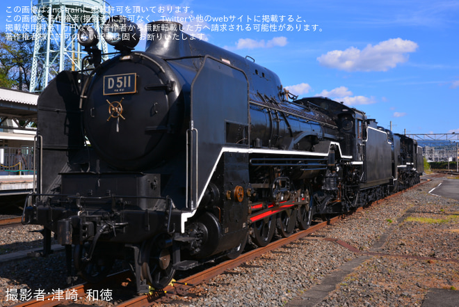 【JR西】D51-1とD50-140が重連で展示