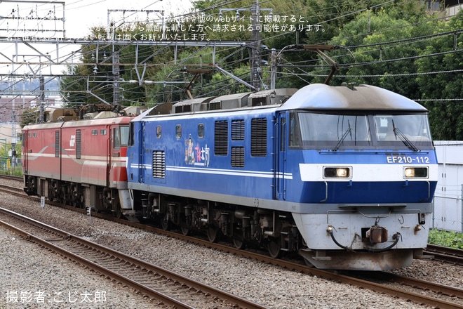 【JR貨】EH800-12大宮車両所入場回送を不明で撮影した写真