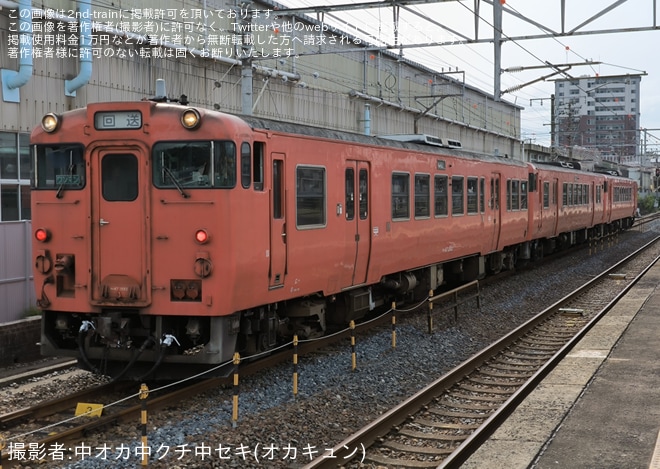 【JR西】キハ47-152とキハ47-3502下関総合車両所本所入場回送