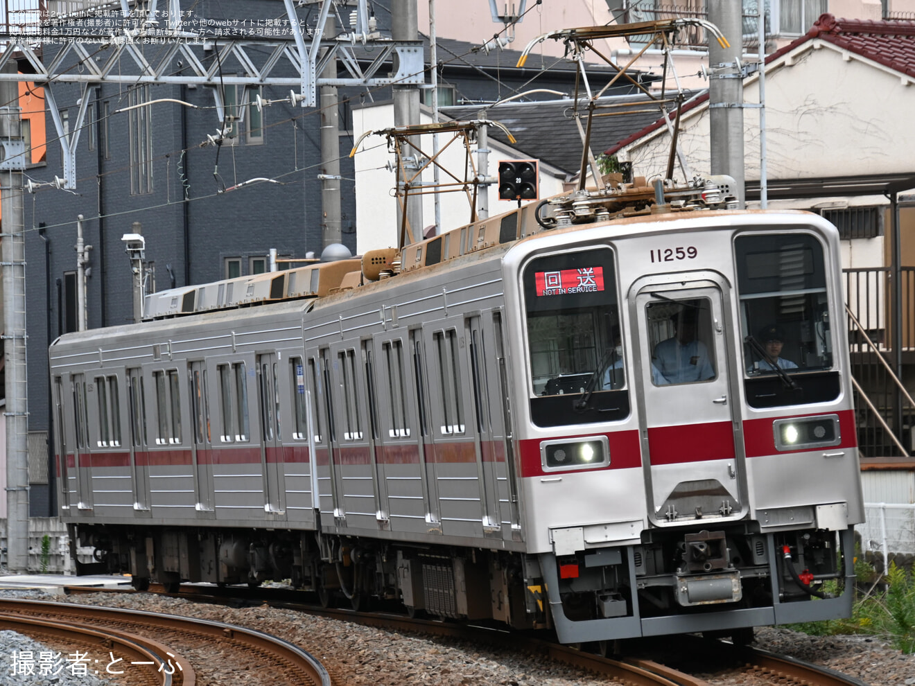 【東武】亀戸線にて日中時間帯で東武10030型による試運転が開始されるの拡大写真