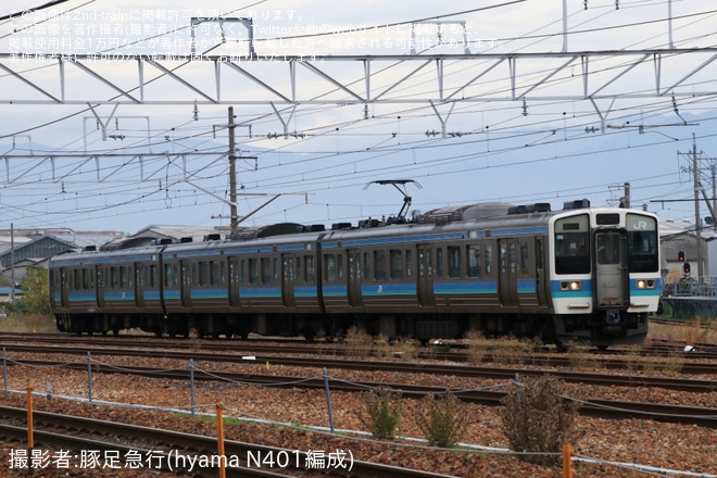 【JR東】211系1000番台N322編成が長野総合車両センター入場